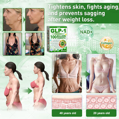 Official Store | 𝗧𝗹𝗮𝐥𝐢𝐟𝐞® 𝐆𝐋𝐏-𝟏 𝐒𝐮𝐩𝐞𝐫 𝐏𝐫𝐨𝐛𝐢𝐨𝐭𝐢𝐜 𝐅𝐥𝐨𝐫𝐚 𝑶𝒓𝒂𝒍 𝑺𝒐𝒍𝒖𝒕𝒊𝒐𝒏(𝑂𝑛𝑐𝑒 𝑎 𝑑𝑎𝑦, 𝑣𝑖𝑠𝑖𝑏𝑙𝑒 𝑟𝑒𝑠𝑢𝑙𝑡𝑠 𝑖𝑛 7 𝑑𝑎𝑦𝑠) ✅ 𝗦𝘂𝗽𝗽𝗼𝗿𝘁𝘀 𝗼𝗯𝗲𝘀𝗶𝘁𝘆, 𝗰𝗮𝗿𝗱𝗶𝗼𝘃𝗮𝘀𝗰𝘂𝗹𝗮𝗿 𝗵𝗲𝗮𝗹𝘁𝗵, 𝗱𝗶𝗮𝗯𝗲𝘁𝗲𝘀, 𝘀𝗹𝗲𝗲𝗽 𝗮𝗽𝗻𝗲𝗮, 𝗴𝘂𝘁 𝗵𝗲𝗮𝗹𝘁𝗵, 𝗷𝗼𝗶𝗻𝘁 𝗶𝘀𝘀𝘂𝗲𝘀, 𝐰𝐡𝐢𝐥𝐞 𝐚𝐥𝐬𝐨 𝐟𝐢𝐫𝐦𝐢𝐧𝐠 𝐭𝐡𝐞 𝐬𝐤𝐢𝐧 𝐚𝐧𝐝 𝐛𝐨𝐨𝐬𝐭𝐢𝐧𝐠 𝐞𝐧𝐞𝐫𝐠𝐲.