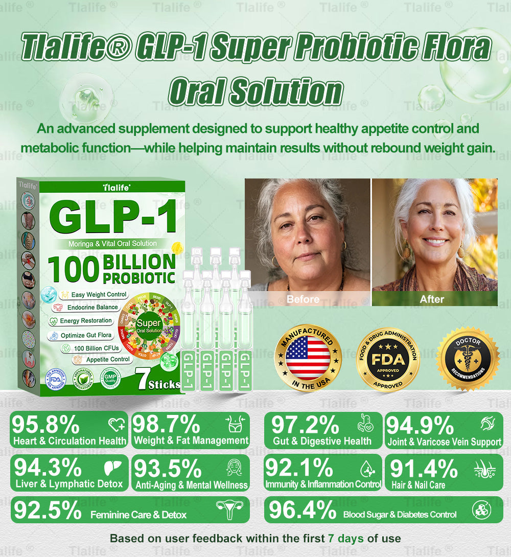 Official Store | 𝗧𝗹𝗮𝐥𝐢𝐟𝐞® 𝐆𝐋𝐏-𝟏 𝐒𝐮𝐩𝐞𝐫 𝐏𝐫𝐨𝐛𝐢𝐨𝐭𝐢𝐜 𝐅𝐥𝐨𝐫𝐚 𝑶𝒓𝒂𝒍 𝑺𝒐𝒍𝒖𝒕𝒊𝒐𝒏(𝑂𝑛𝑐𝑒 𝑎 𝑑𝑎𝑦, 𝑣𝑖𝑠𝑖𝑏𝑙𝑒 𝑟𝑒𝑠𝑢𝑙𝑡𝑠 𝑖𝑛 7 𝑑𝑎𝑦𝑠) ✅ 𝗦𝘂𝗽𝗽𝗼𝗿𝘁𝘀 𝗼𝗯𝗲𝘀𝗶𝘁𝘆, 𝗰𝗮𝗿𝗱𝗶𝗼𝘃𝗮𝘀𝗰𝘂𝗹𝗮𝗿 𝗵𝗲𝗮𝗹𝘁𝗵, 𝗱𝗶𝗮𝗯𝗲𝘁𝗲𝘀, 𝘀𝗹𝗲𝗲𝗽 𝗮𝗽𝗻𝗲𝗮, 𝗴𝘂𝘁 𝗵𝗲𝗮𝗹𝘁𝗵, 𝗷𝗼𝗶𝗻𝘁 𝗶𝘀𝘀𝘂𝗲𝘀, 𝐰𝐡𝐢𝐥𝐞 𝐚𝐥𝐬𝐨 𝐟𝐢𝐫𝐦𝐢𝐧𝐠 𝐭𝐡𝐞 𝐬𝐤𝐢𝐧 𝐚𝐧𝐝 𝐛𝐨𝐨𝐬𝐭𝐢𝐧𝐠 𝐞𝐧𝐞𝐫𝐠𝐲.